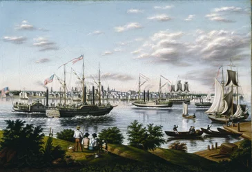 Ansicht von Detroit im Jahr 1836